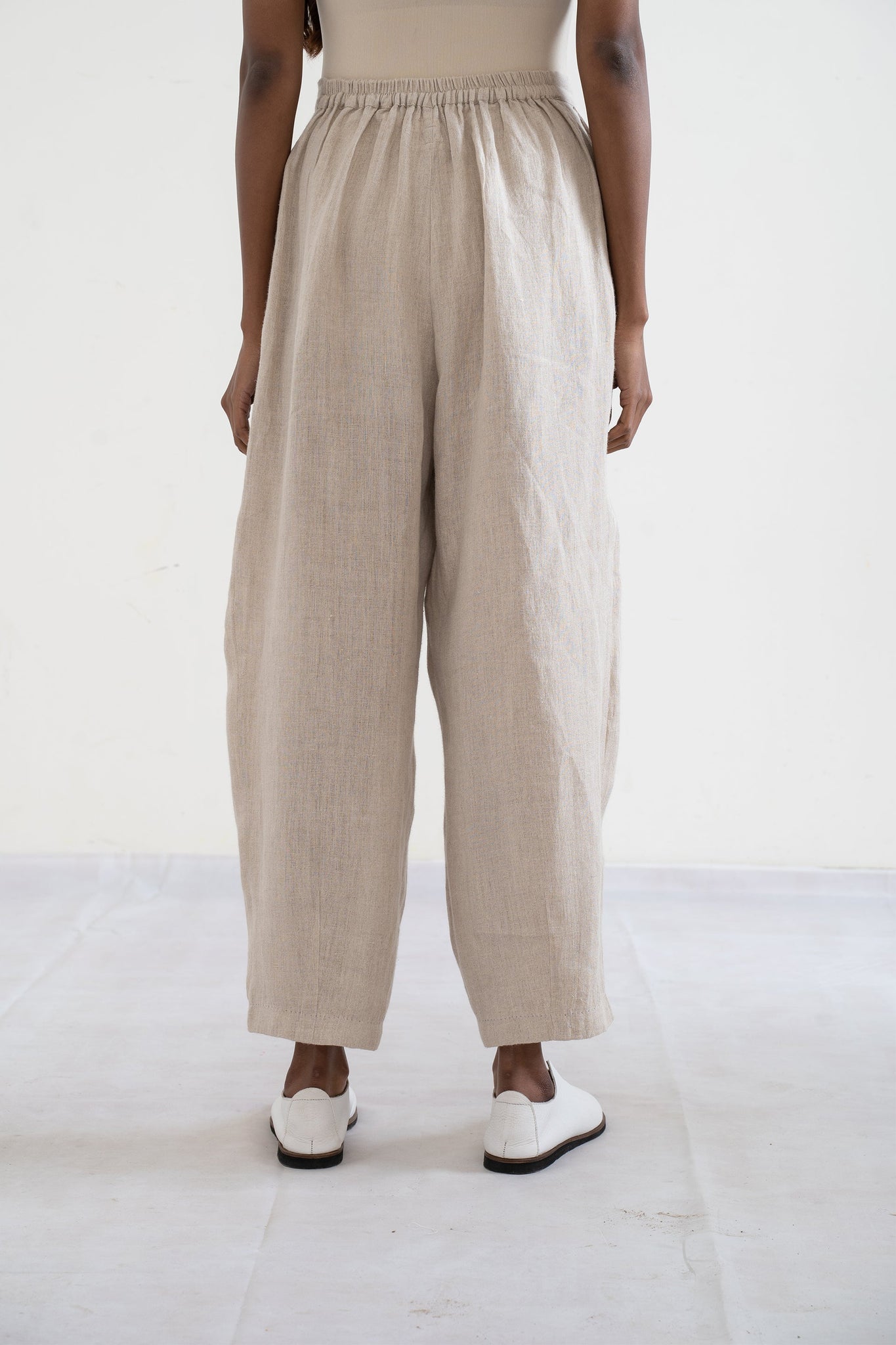 Handwoven Tapered tyra trousers